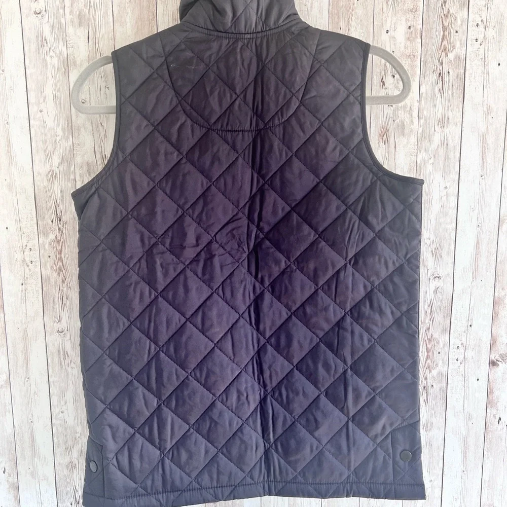 Barbour Quilted Navy Vest Unisex Boys Girls XL
